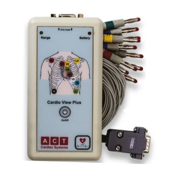 wireless 12 channel electrocardiography system: SINUS+